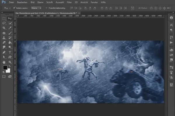 Photoshop-Composing - Die Sturmtänzer - Teil 19: Finale Schritte