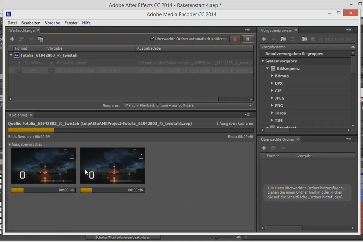 Trucos y consejos para el flujo de trabajo en After Effects: Renderización en el Media Encoder