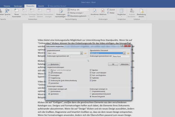 Migliore in Word: Diventa un eroe dei documenti - confronta 52 documenti originali e di correzione.