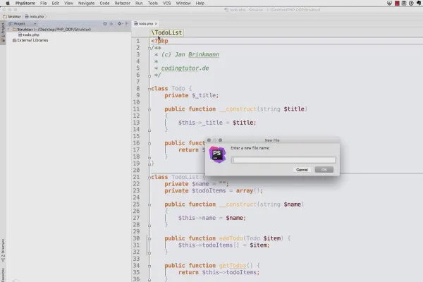 Objektorientert webprogrammering med PHP - bruk 7.01 Autoloader