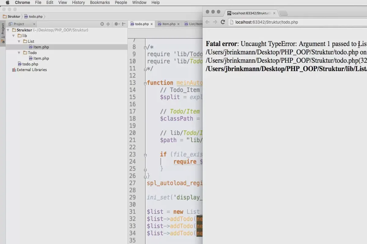 Objektorientert nettprogrammering med PHP - 7.02 Et bedre struktur