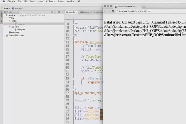 Objektorientert nettprogrammering med PHP - 7.02 Et bedre struktur