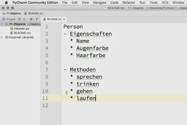 Programmieren mit Python – 11.1 Was sind Objekte?