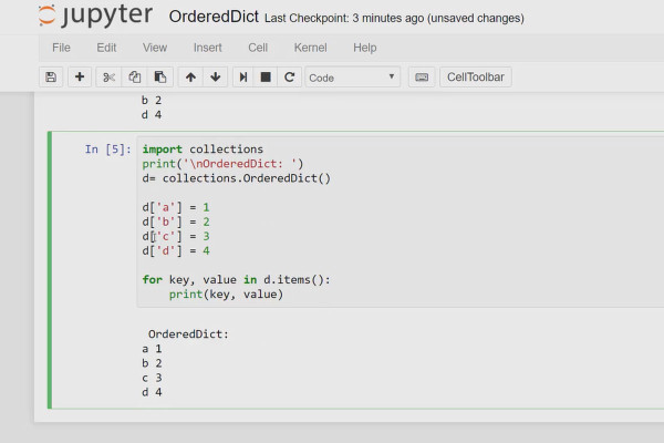 Programmation Python pour débutants - 54 OrderedDict