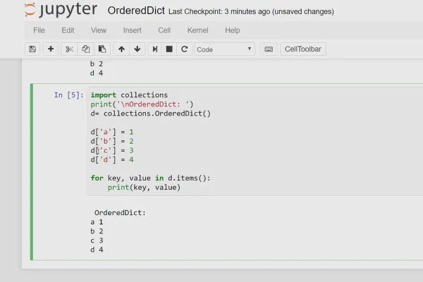 Yeni başlayanlar için Python programlama - 54 OrderedDict