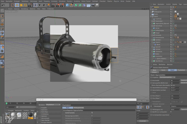 Cinema 4D pour les débutants - Pratique 3D : 6.22 Réglages de rendu