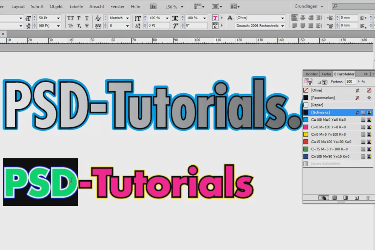 Tipps & Tricks zu Adobe InDesign: Doppelte Kontur auf Texten und trotzdem jederzeit bearbeitbar
