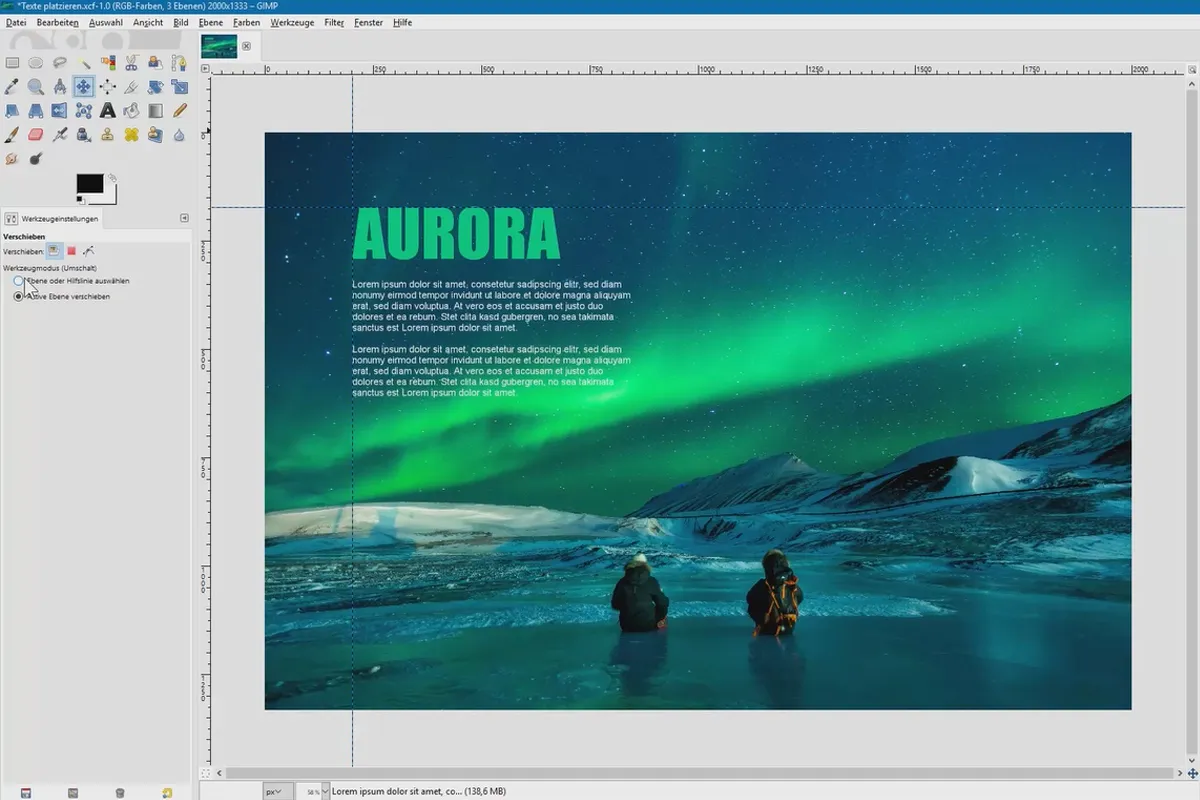Bildbearbeitung mit GIMP: das Tutorial für Einsteiger – 55 Texte platzieren