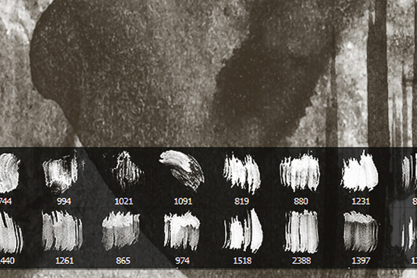Grunge-penslar - Set 1