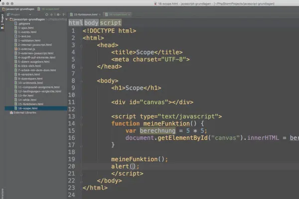 Základy JavaScriptu - 16 Rozsahy platnosti v JavaScriptu