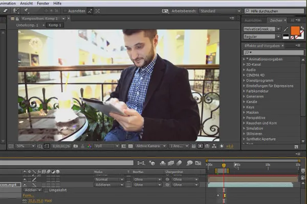 초보자를 위한 After Effects: 효과 작업과 그 설명
