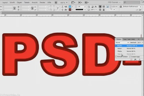 Tipps & Tricks zu Adobe InDesign: Mehrere Konturen bei Texten - Neoneffekt