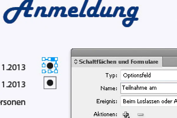 Interaktyvių formų kūrimas programoje "InDesign
