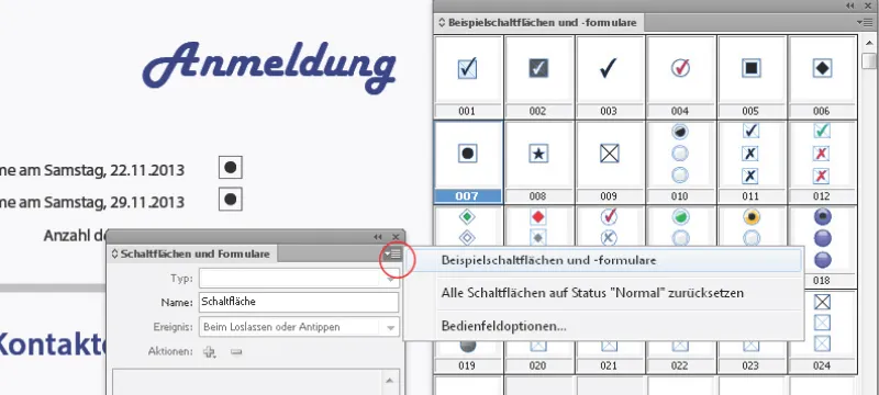 Interaktyvių formų kūrimas programoje "InDesign