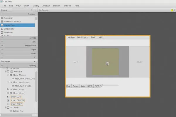 JavaFX für GUI-Entwicklung – 56 Scene Builder (Projekt)