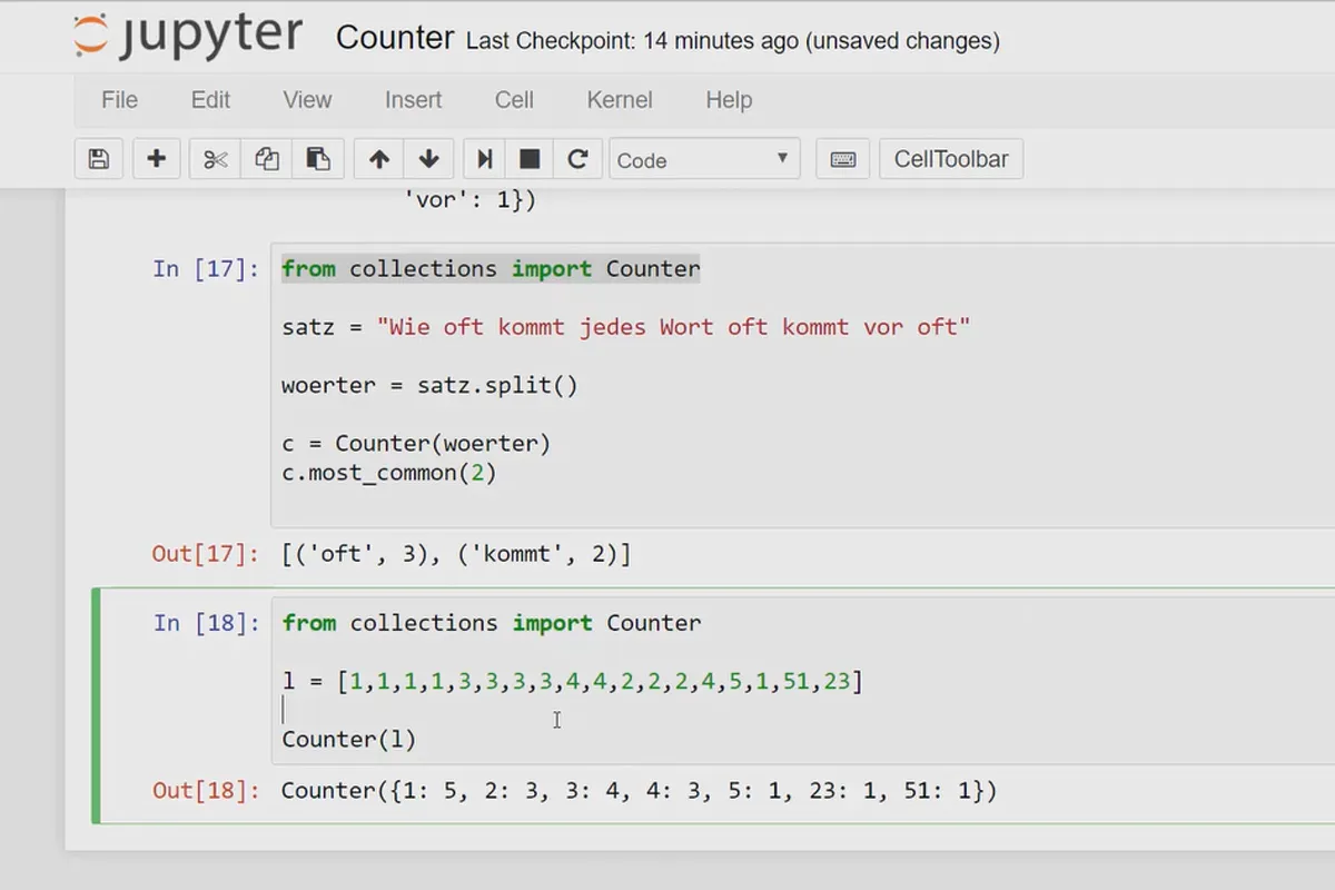 Python-Programmierung für Einsteiger – 56 Counter