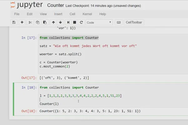 Python-Programmierung für Einsteiger – 56 Counter