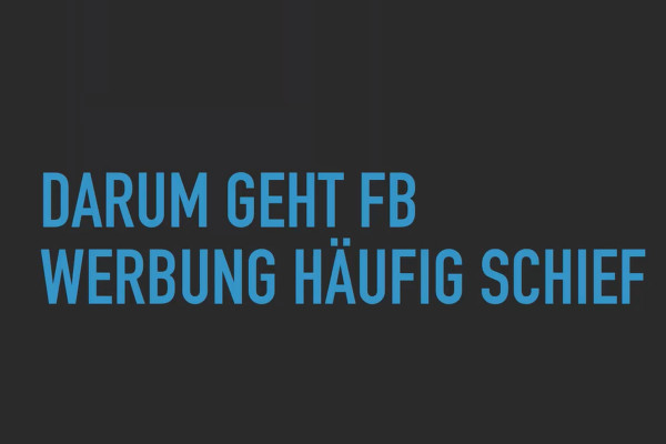 Customer acquisition via Facebook and Google AdWords: 6.6 Why Facebook advertising goes wrong