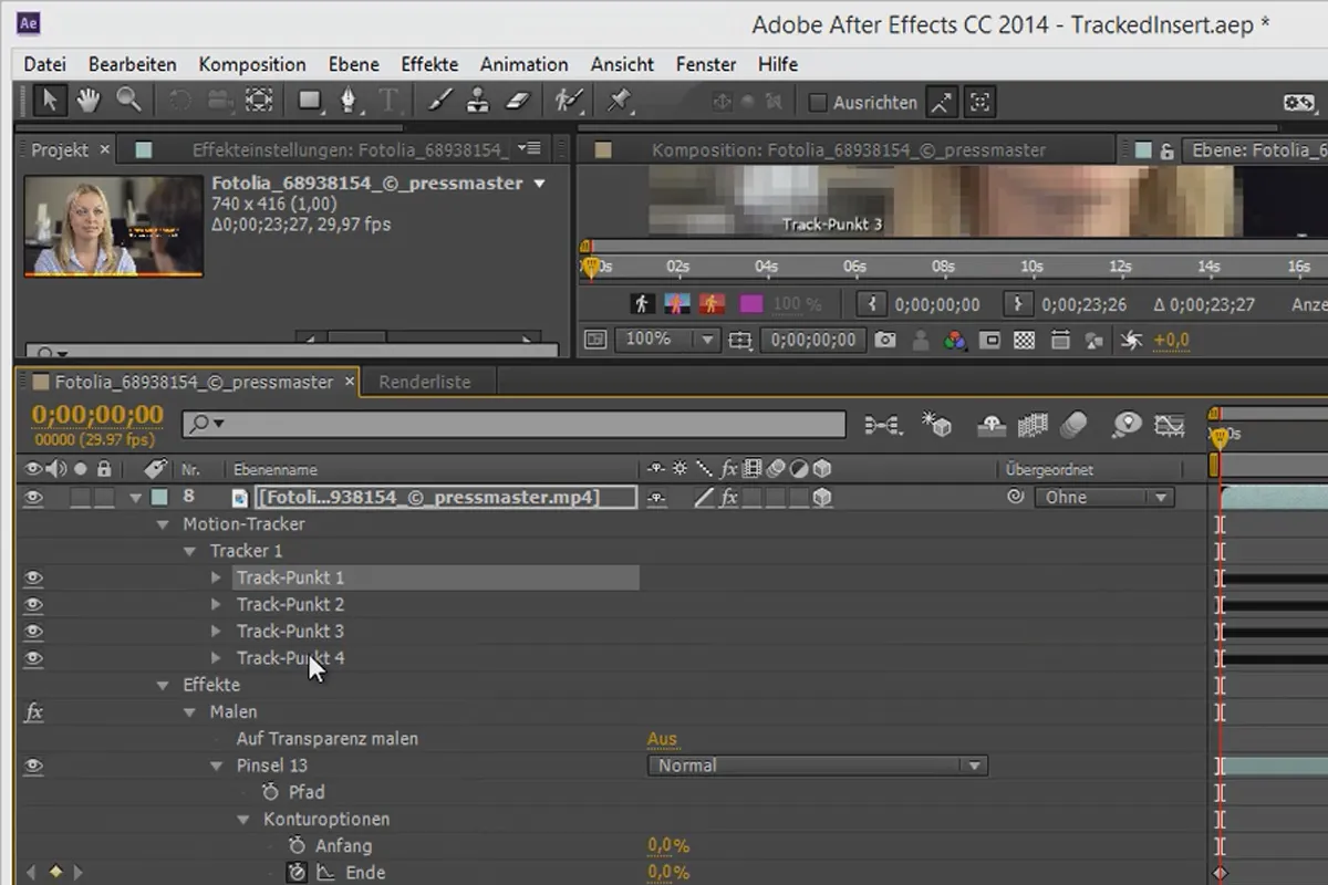 Tipps und Tricks zum Workflow in After Effects: Ausklapp-Tricks