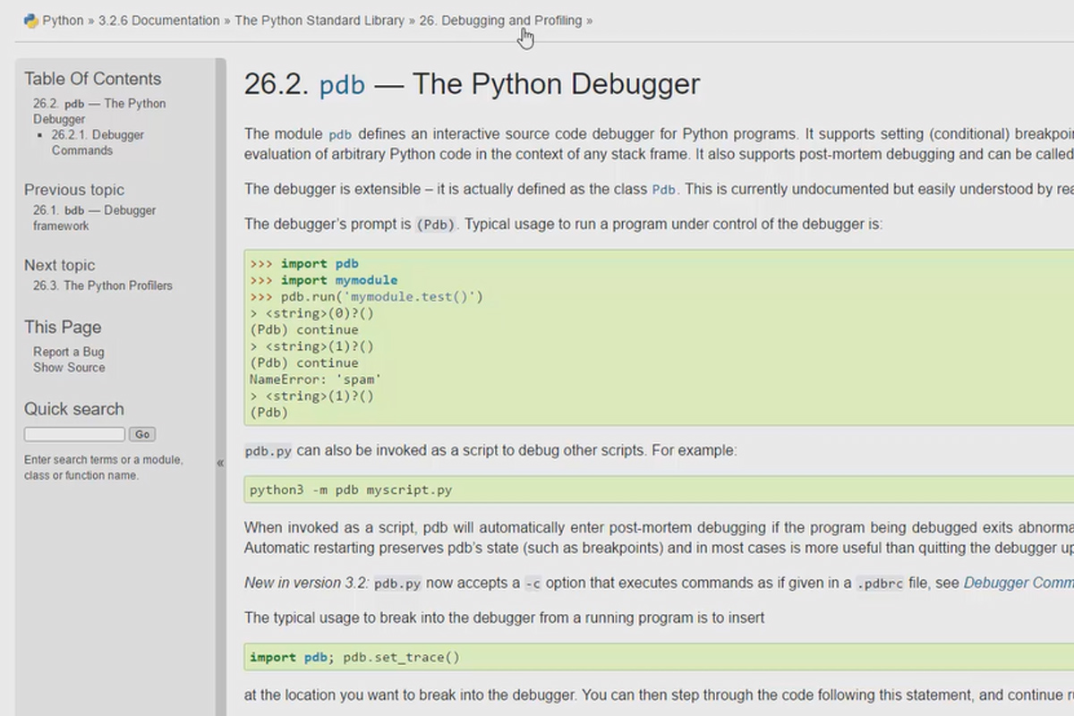 Python-programmering för nybörjare - 57 Python-felsökare