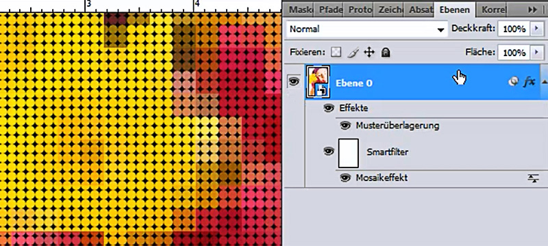 Créer un effet de mosaïque circulaire pour les photos, les flyers et les fonds d'écran