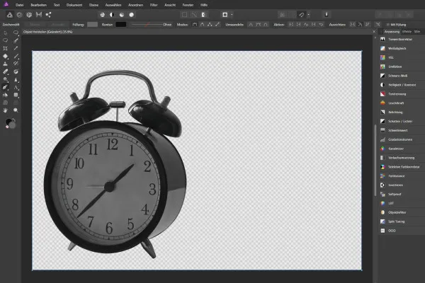Affinity Photo-Tutorial – Grundlagen: 5.8 | Objekt freistellen