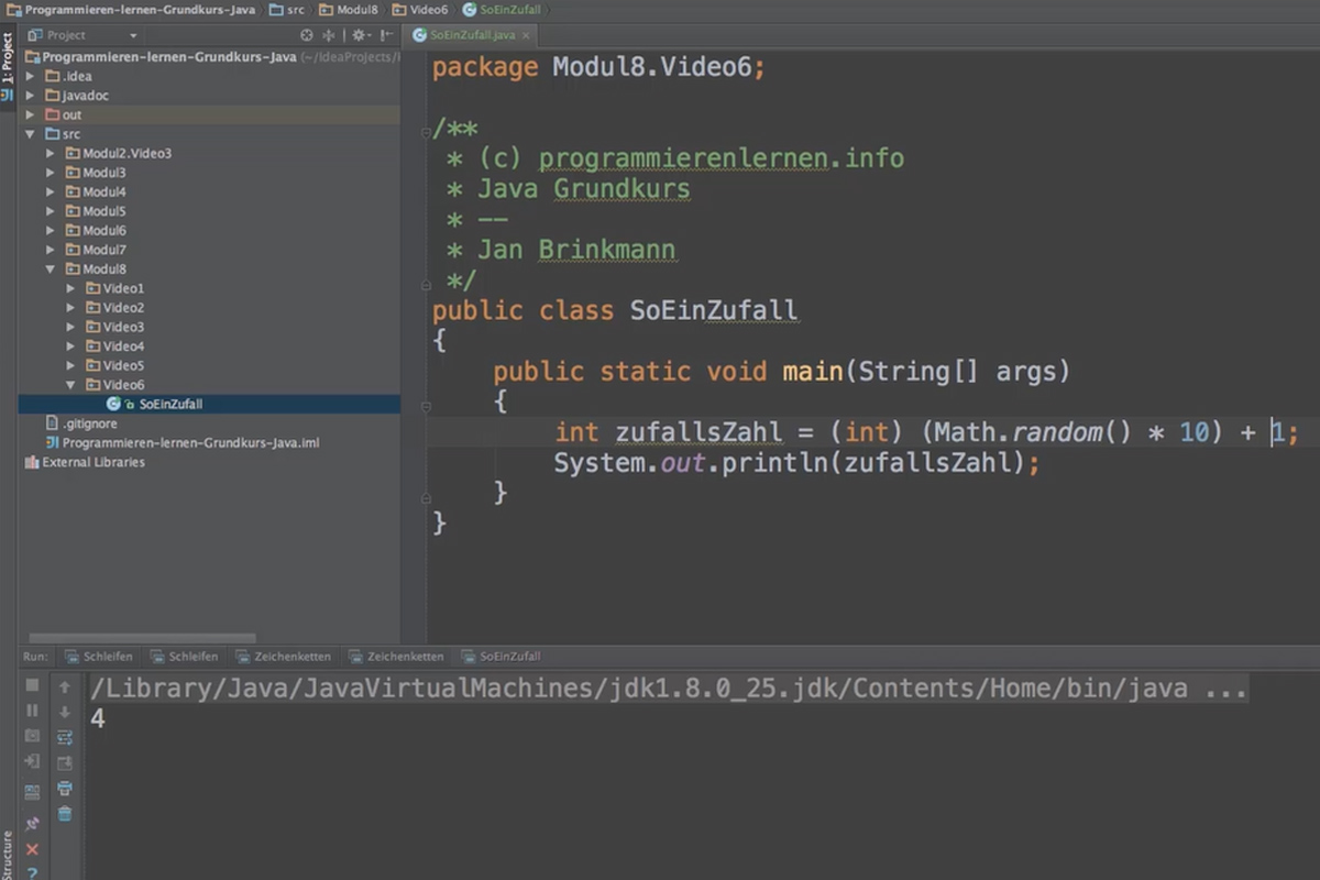 Java aloittelijoille – 8.8 Satunnaisluvut käyttämällä Math.random()