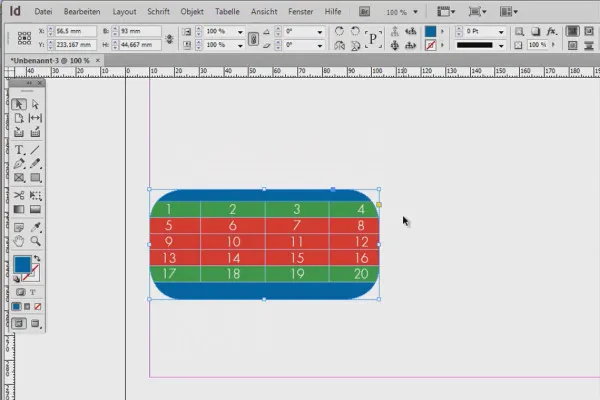 Tipps & Tricks zu Adobe InDesign: Tabellen mit runden Ecken erstellen - zwei Herangehensweisen