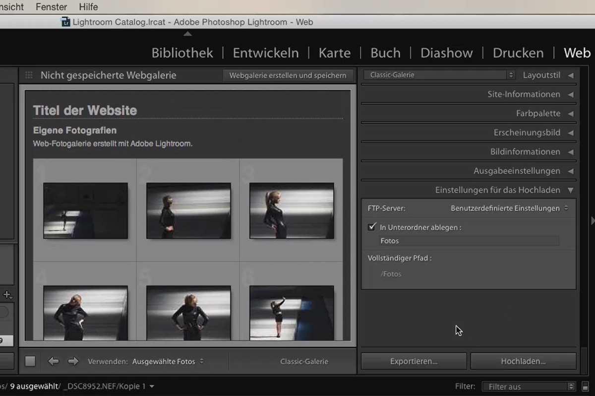 Lightroom para principiantes e intermedios: 12 - Exportar - 12.5 - Publicar colecciones