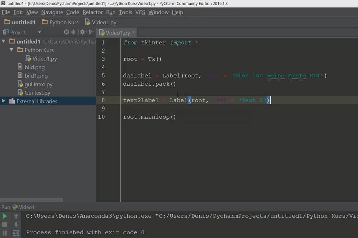 Python-programmering för nybörjare - 58 GUI: Introduktion