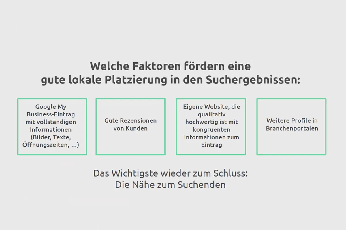 Local SEO: 02 | Lokale Suchergebnisse bei der Google-Suche verstehen