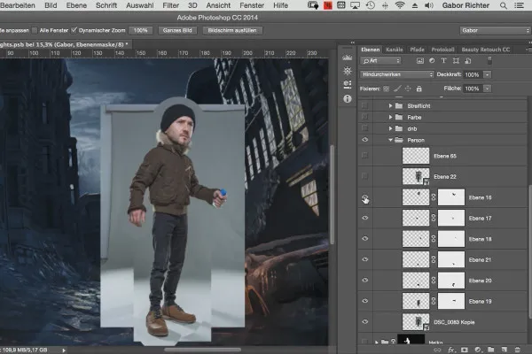 Komentarų stilius: "Comic-Style": Komiksų treniruotė „Photoshop“ programai – 10.2 Visas kūnas