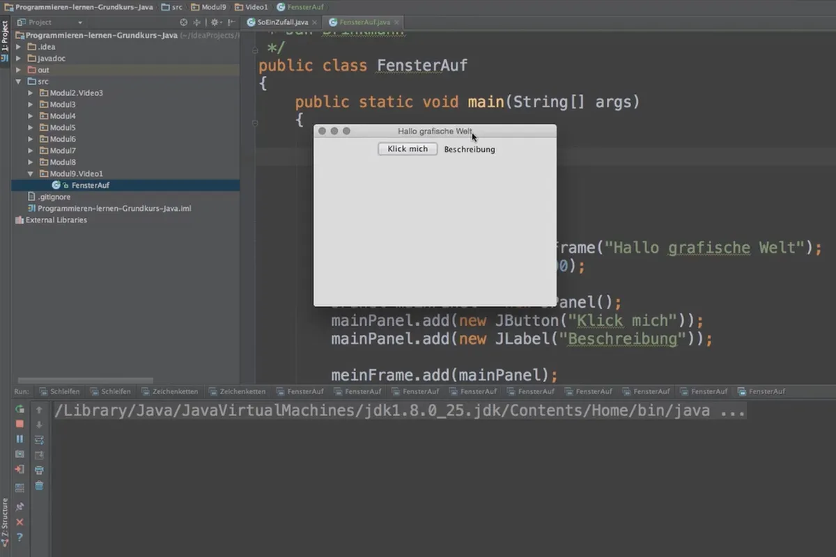 Java untuk Pemula - 9.1 Sebuah Aplikasi Pertama