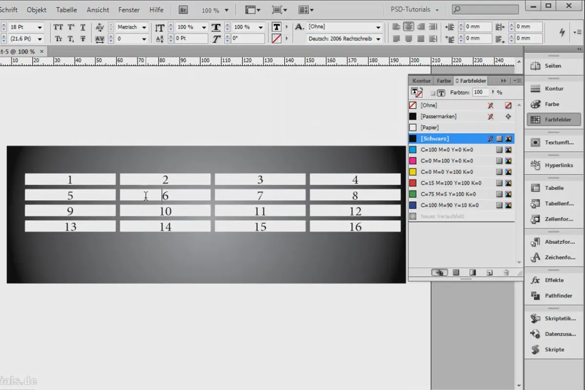 Patarimai ir gudrybės dėl Adobe InDesign: Kintamo storio kontūrus sukurti lentelėse