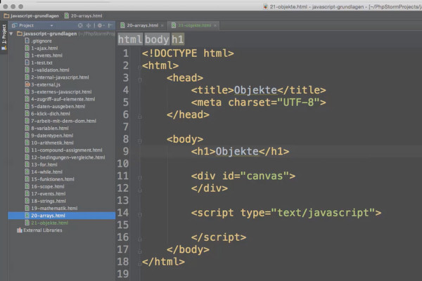 JavaScript basics - 21 Defining objects