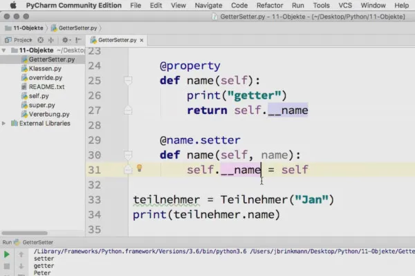 Mengoding dengan Python - 11.7 Getter dan Setter dan Python?