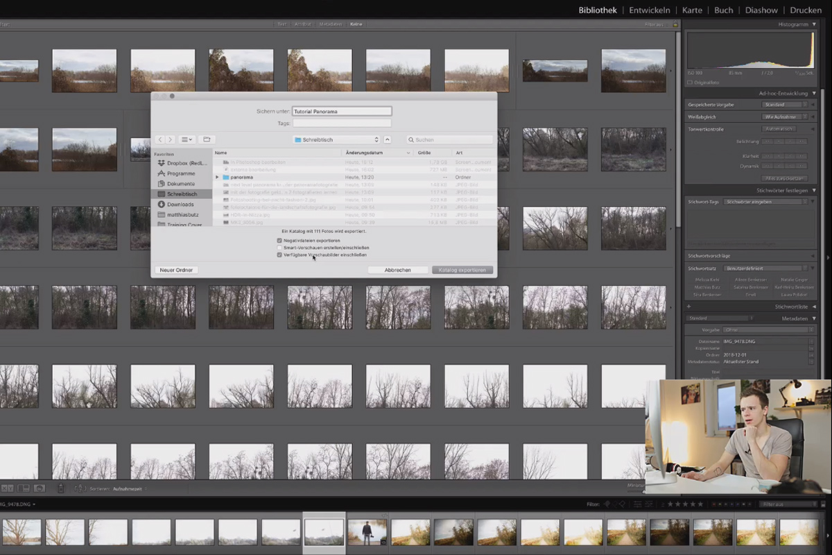 Tutorial de Lightroom Classic CC: 9.6 | Archivar imágenes, exportar catálogo