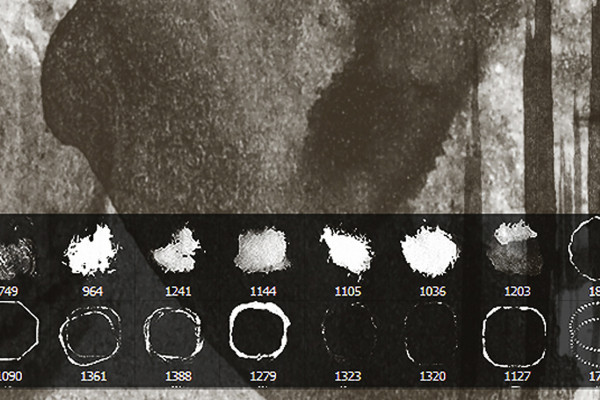 Grunge penslar - set 7