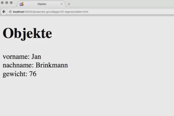 Základy JavaScriptu - 22 vlastností objektů