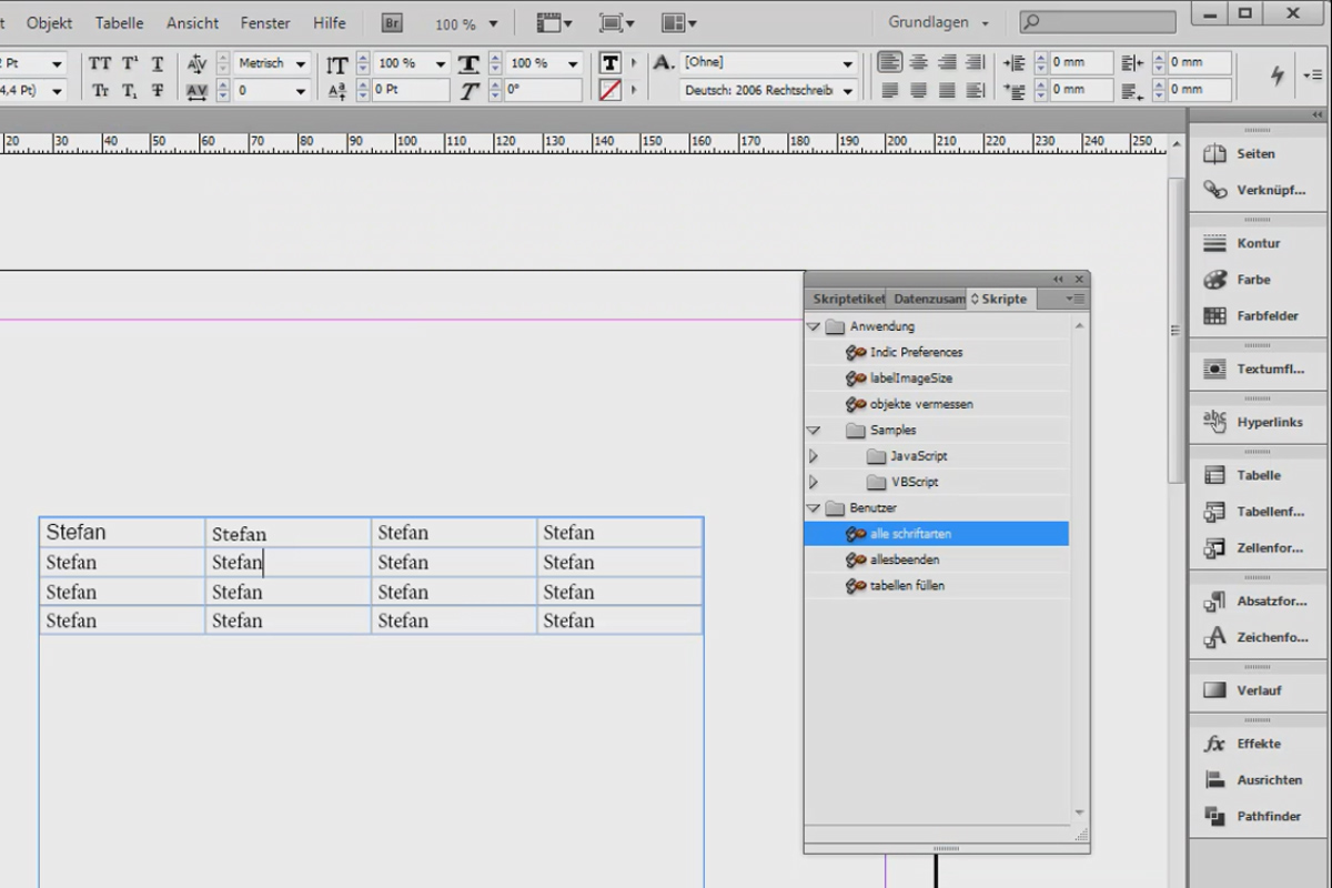 Tips & tricks for Adobe InDesign: cool new functions thanks to scripts