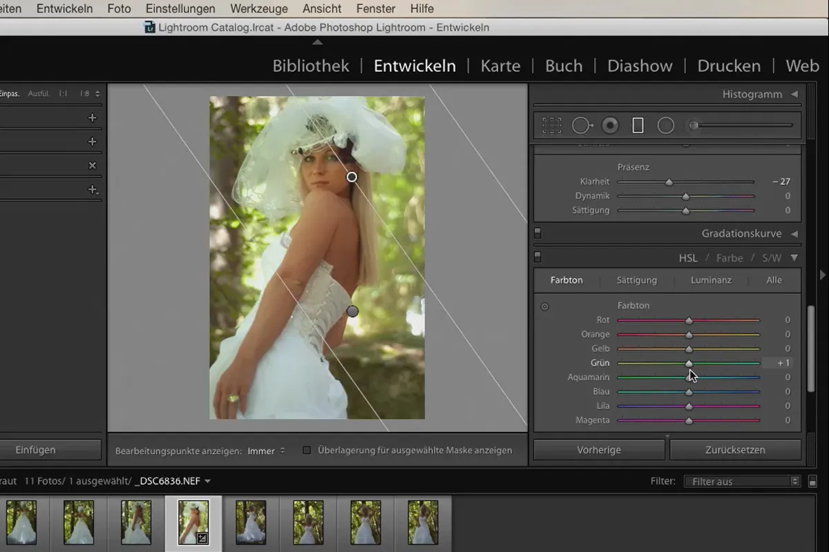 Lightroom für Einsteiger und Aufsteiger: 13 - Praxis - 13.4 - Hochzeitslook erstellen