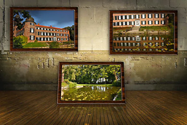 Fotografii pe perete.