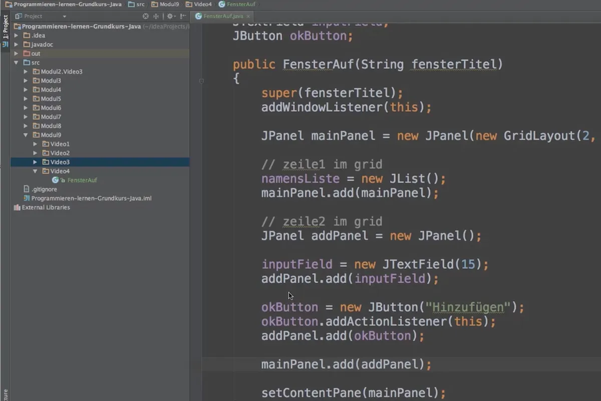 Java untuk Pemula - 9.6 Daftar dengan JList