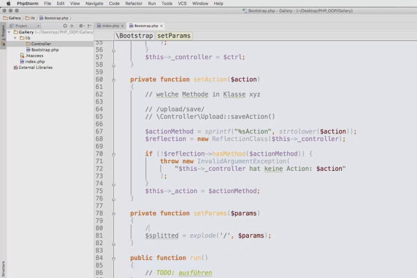 Objektorienteret webprogrammering med PHP - 9.05 Routing: Tildeling af controller og handling