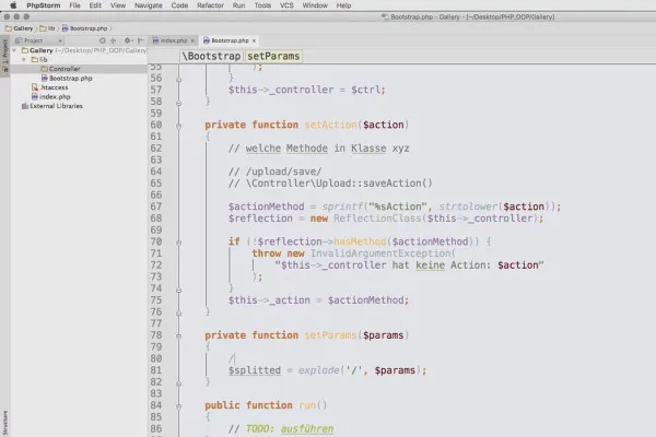 Objektorientert webprogrammering med PHP – 9.05 Routingen: Tilordne kontrollere og handling