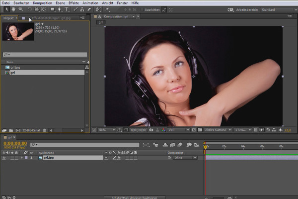 After Effects für Einsteiger: Vignette, Farben und Levels & Reflexionen