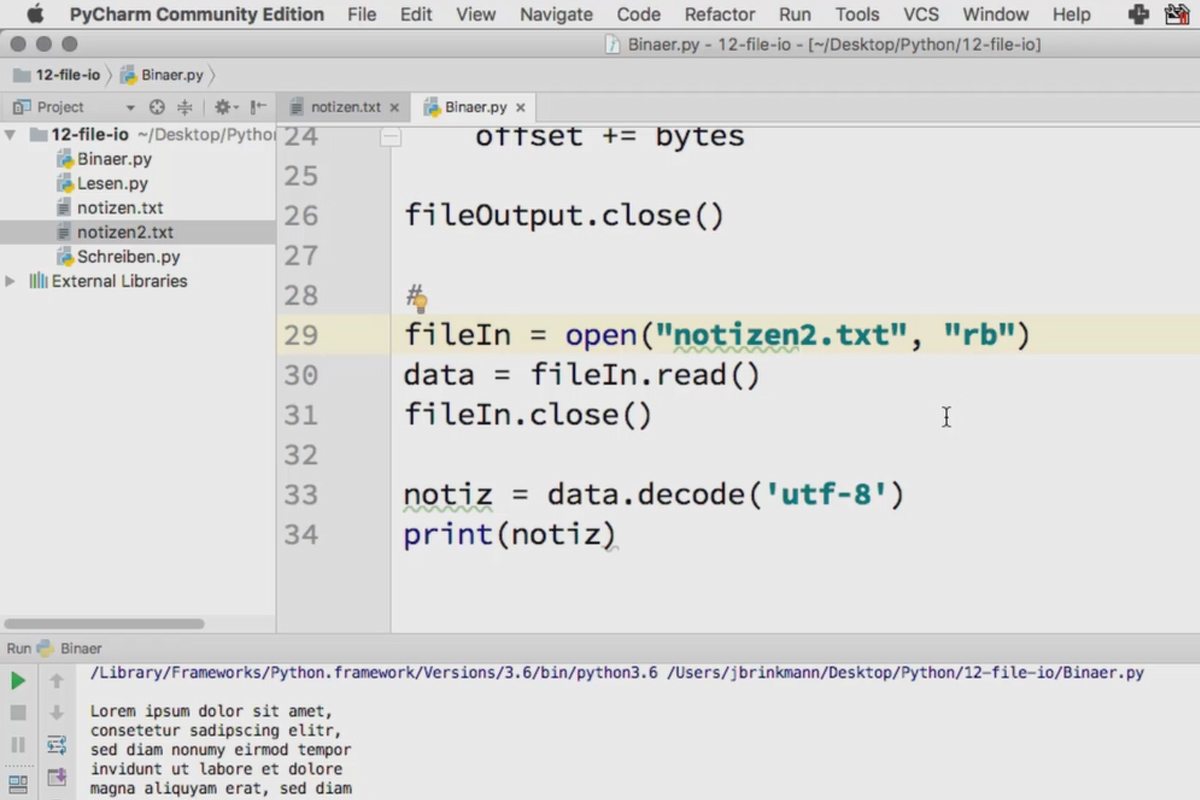 Programación con Python - 12.3 Trabajar con datos binarios