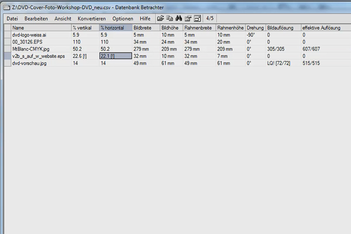 Tips & Tricks for Adobe InDesign: Exporting image data