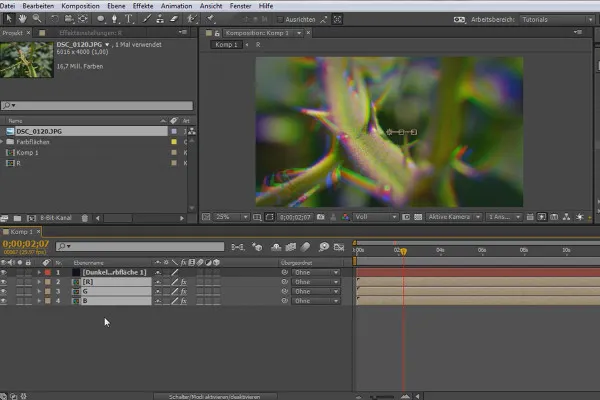 비기너를 위한 After Effects: RGB 효과