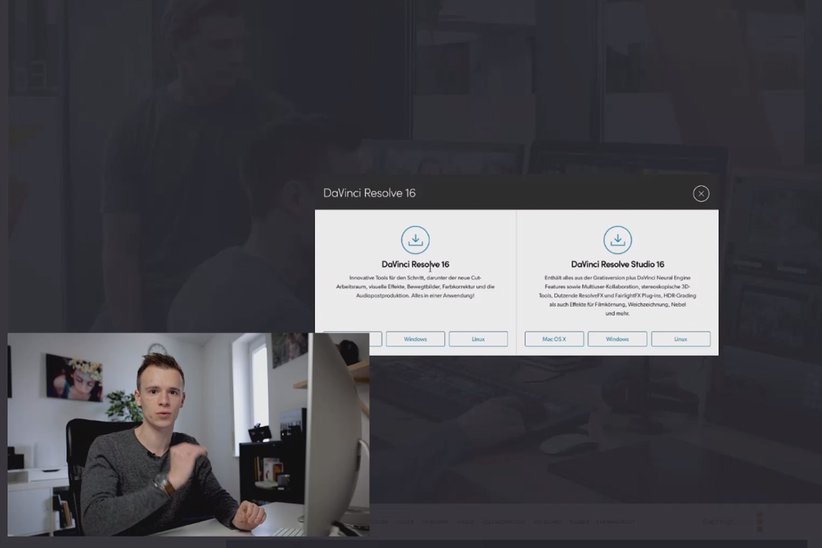 DaVinci Resolve-guide: 1.2 | DaVinci Resolve - gratis nedladdning